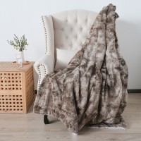 Cross border for extra thick double lamb sherpa  plush blanket imitation fur plush back print, tie-dye brush PV plush tv blanket