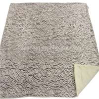 Bottom printed Luxury 100% polyester brushed PV plush blanket sherpa blankets